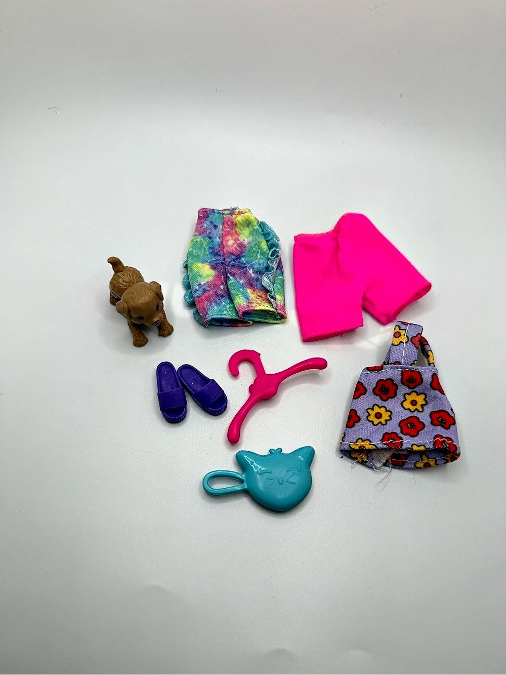 Barbie Doll Accessories Lot bundle sides shoes shirts shirt hanger clutch bag pu
